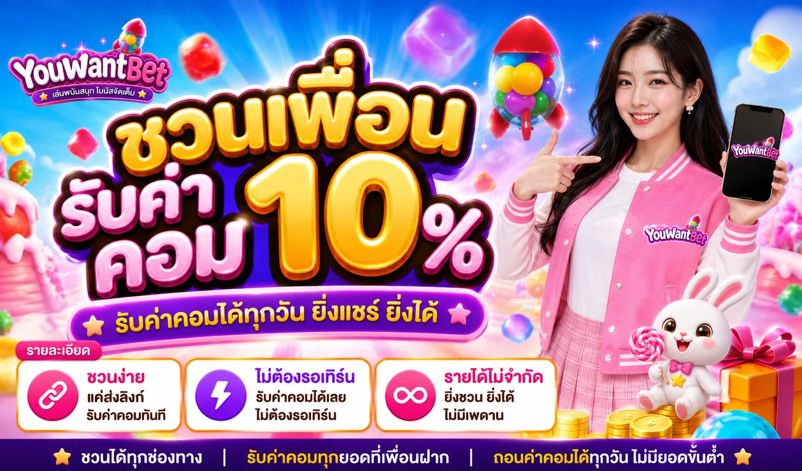 YouWantBet เว็บพนันออนไลน์ เว็บตรง ทางเข้าอัปเดตล่าสุด